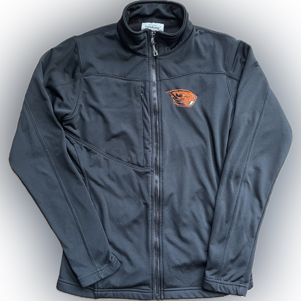 Oregon State Beavers Full Zip Black 5 Pocket Jacket Women’s Size Small